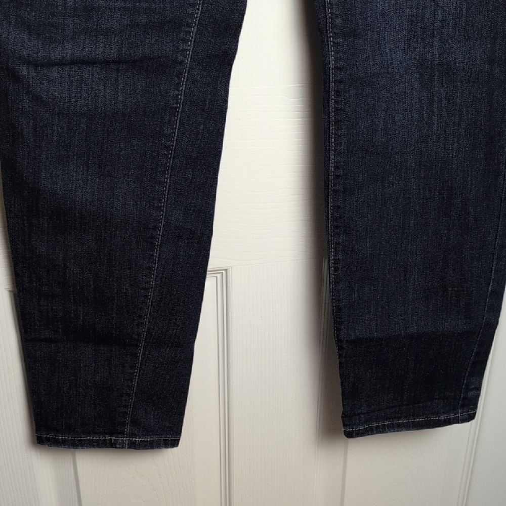 Simply Vera Vera Wang Dark Indigo Straight Leg Jeans - Picture 5 of 8